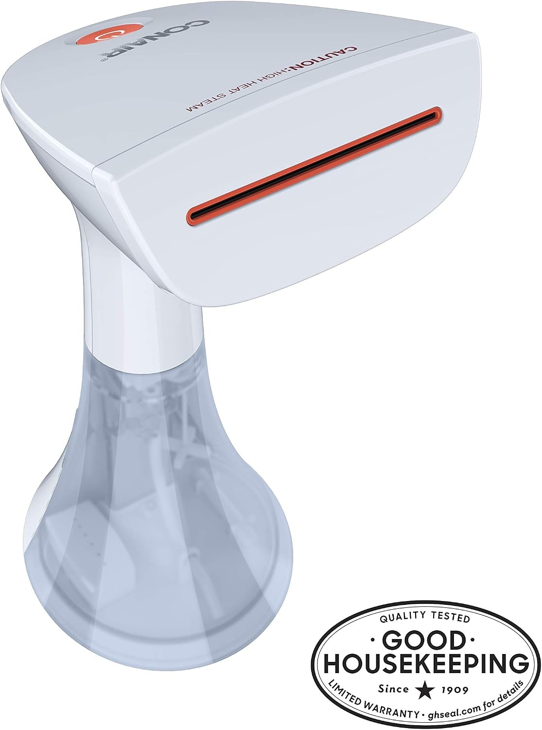 image:imageConair ExtremeSteam 1250 Watt Handheld Fabric Steamer with Advanced Heat Technology and AntiCalcification Filter White