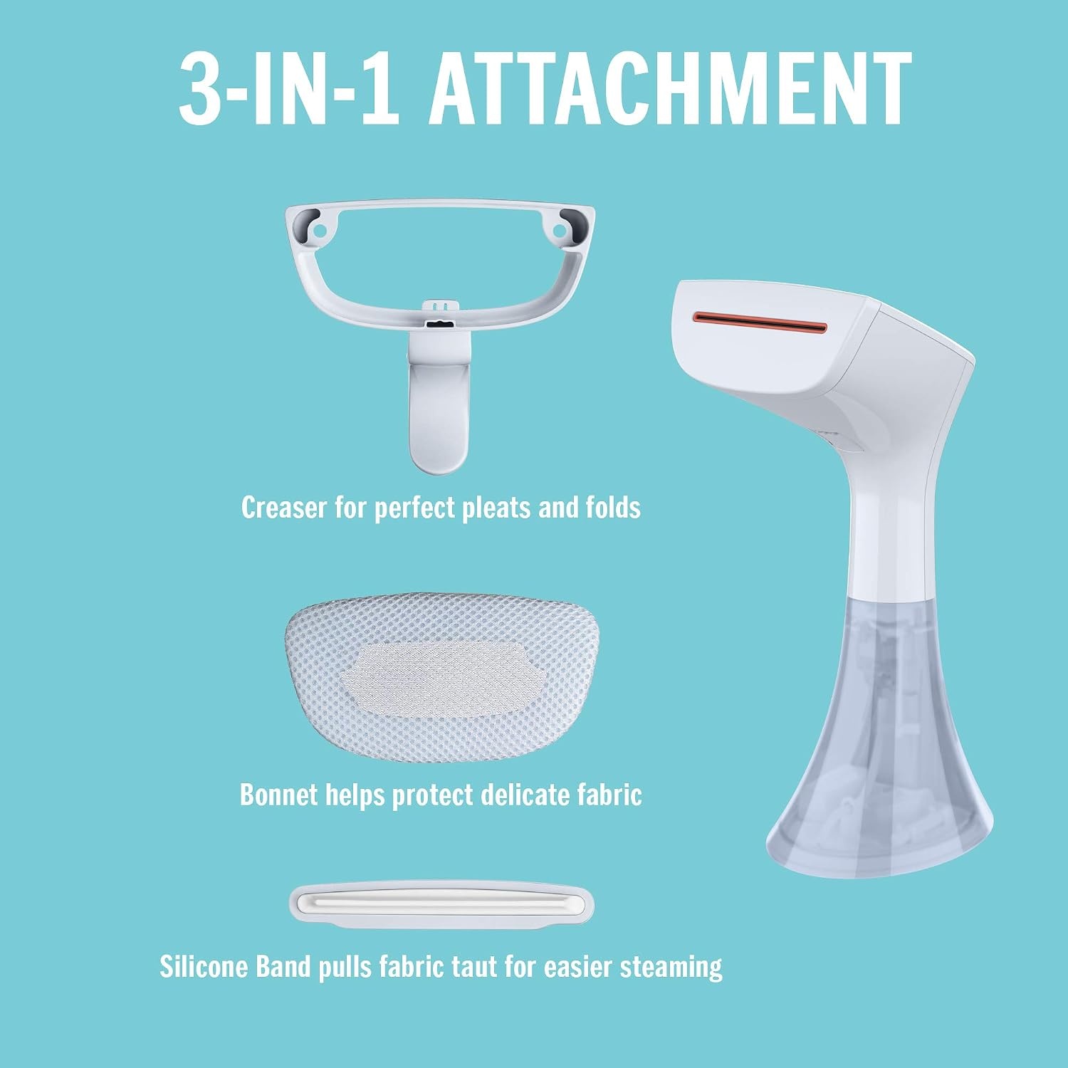 image:imageConair ExtremeSteam 1250 Watt Handheld Fabric Steamer with Advanced Heat Technology and AntiCalcification Filter White