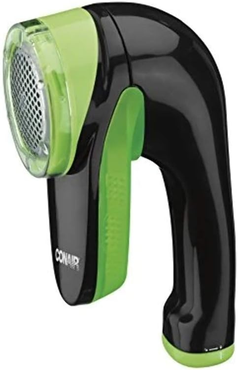 image:imageConair Fabric Defuzzer Shaver Battery Operated Black Lime GreenBlack Lime Green