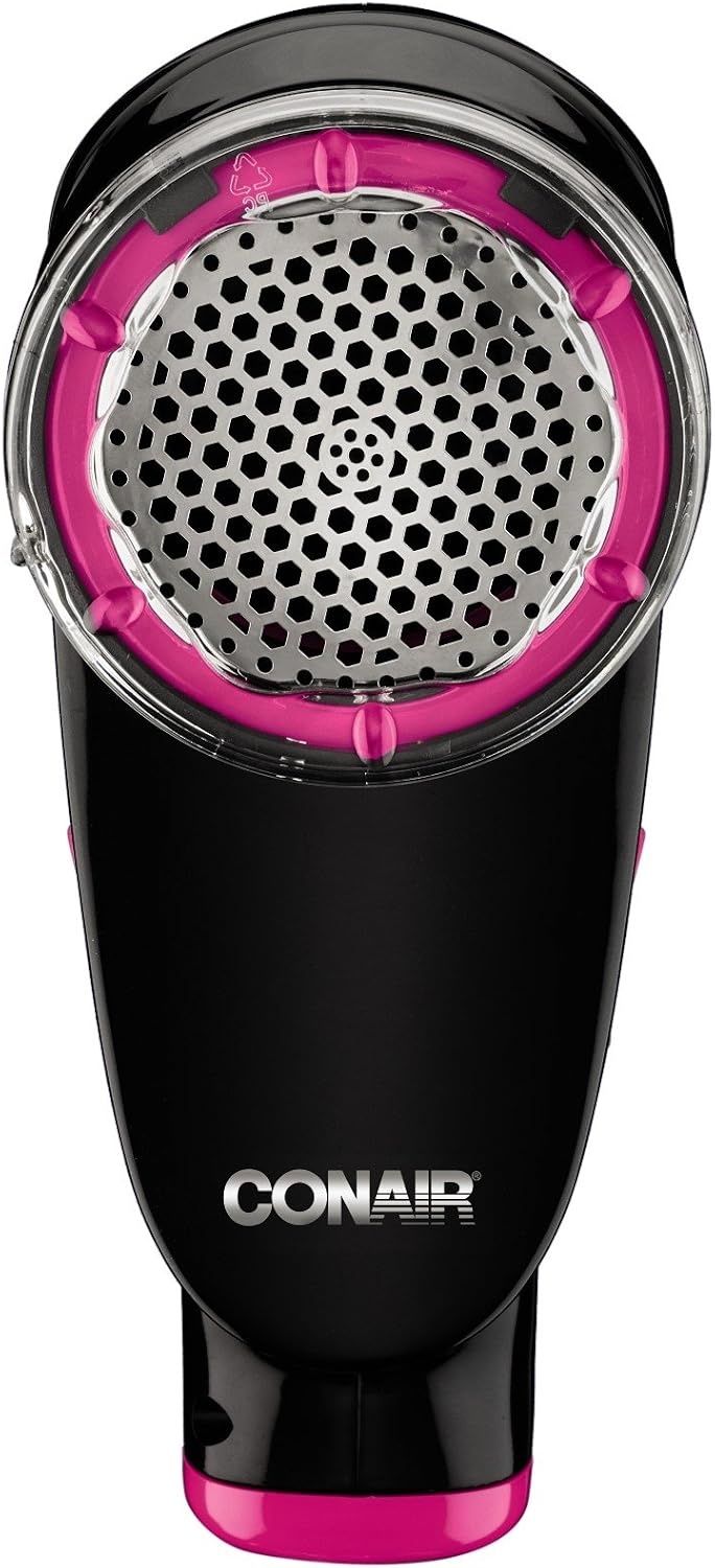 image:imageConair Fabric Defuzzer Shaver Battery Operated Black Lime GreenBlack Pink