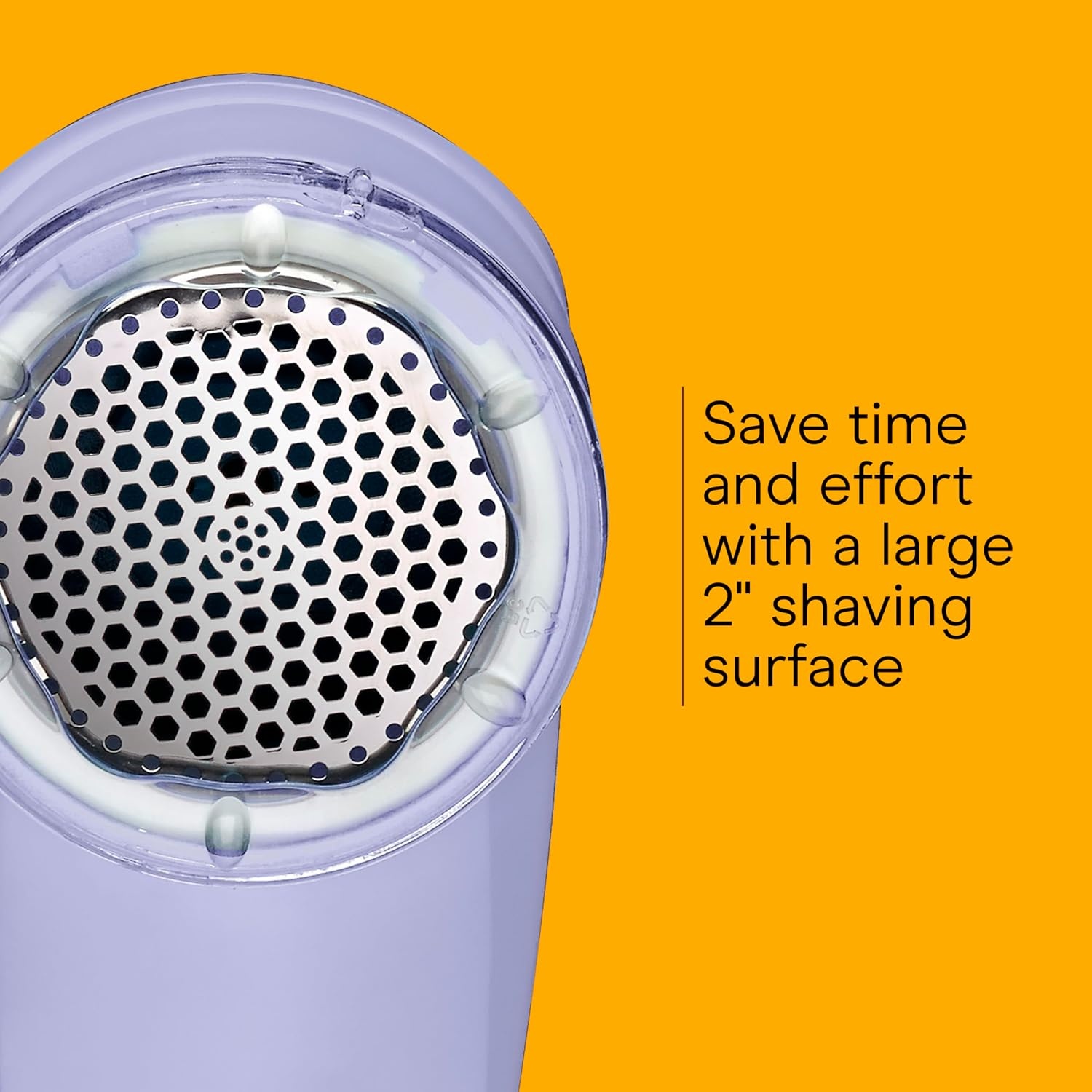 image:imageConair Fabric Shaver and Lint Remover Battery Operated Portable Fabric Shaver LavenderLavender