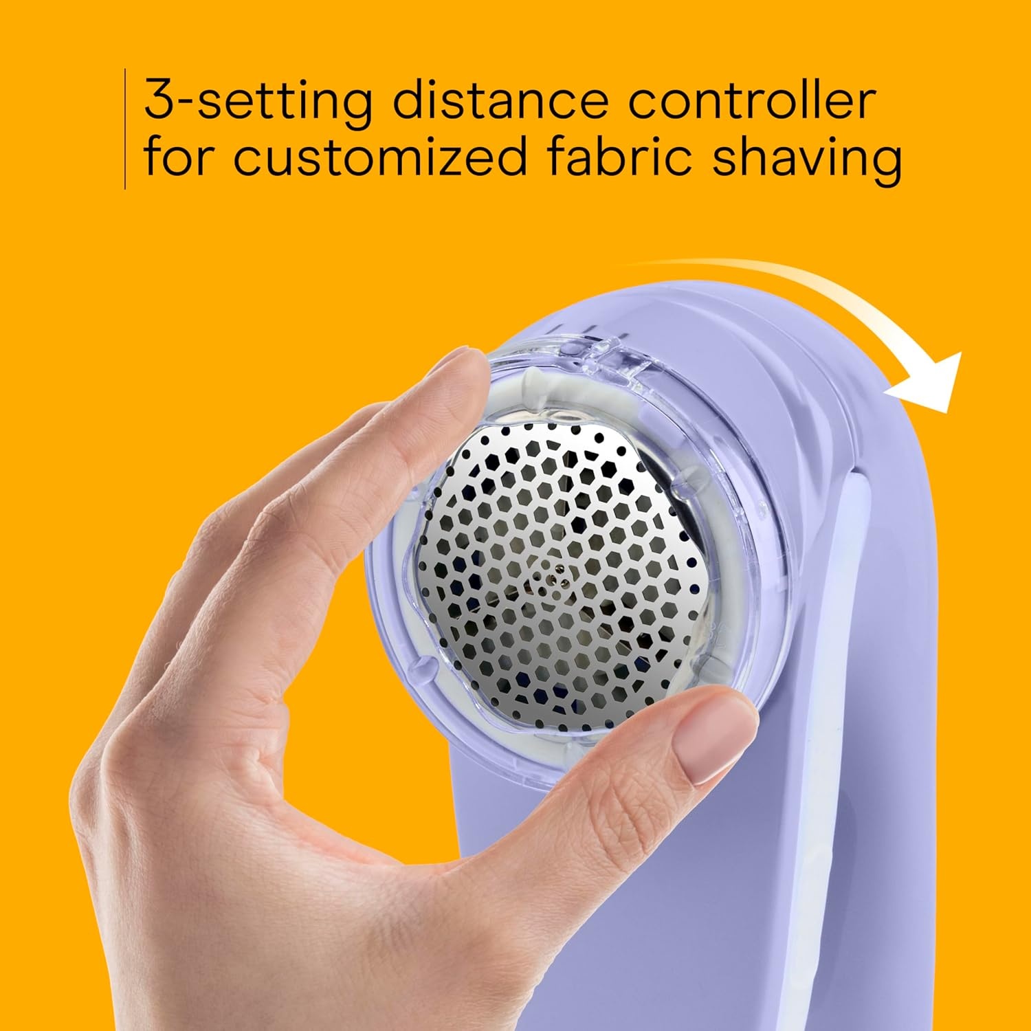 image:imageConair Fabric Shaver and Lint Remover Battery Operated Portable Fabric Shaver LavenderLavender