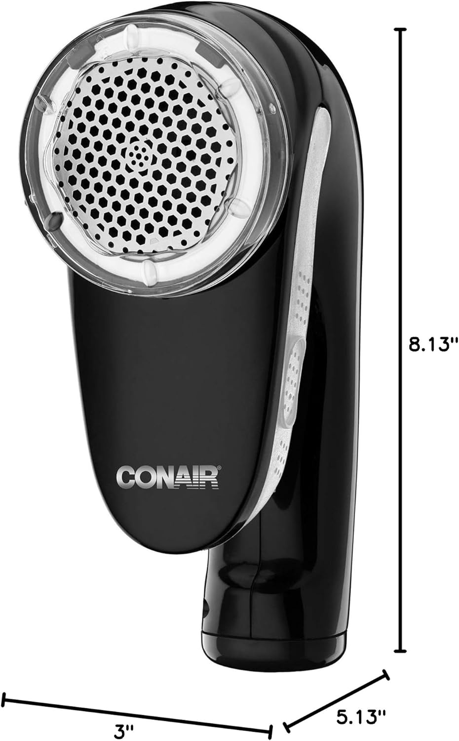 image:imageConair Fabric Shaver and Lint Remover Rechargeable Portable Fabric Shaver Black