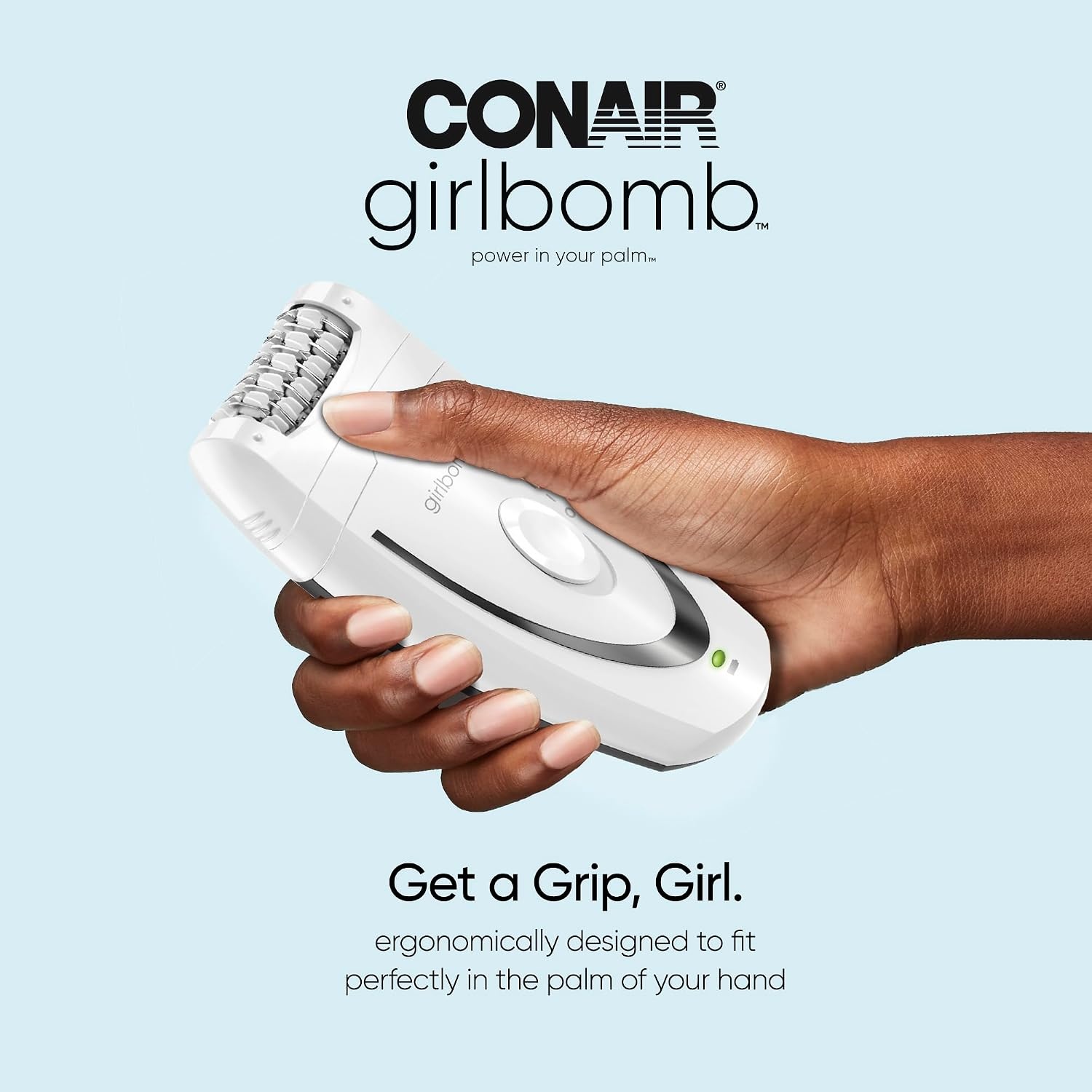 image:imageConair Full Body Epilator amp Hair Removal for Women CordlessRechargeable Perfect for Total BodyEpilator with Ice Roller and Sensitive Skin Attachment