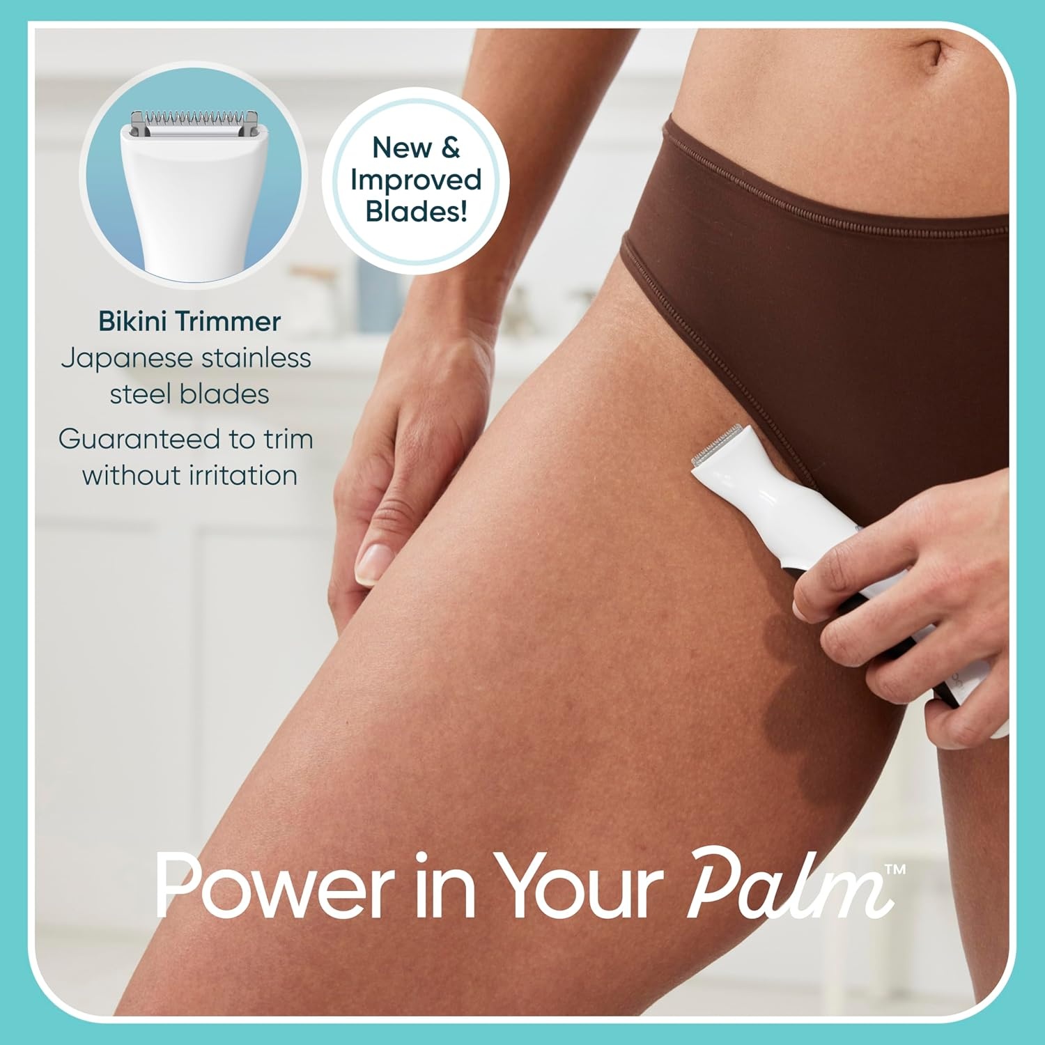 image:imageConair GIRLBOMB Bikini Trimmer for Women Trimmer for Women Electric Shaver Set for Women WetDry Lithium Ion Rechargeable