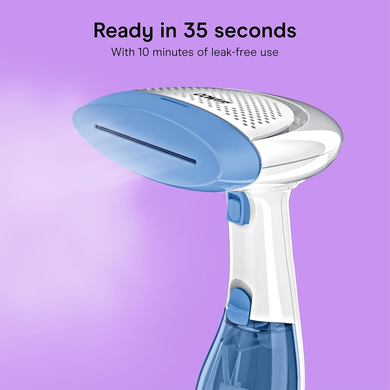 image:imageConair Handheld Garment Steamer for Clothes ExtremeSteam 1200W Portable Handheld DesignWhiteLight GreenWhite Blue