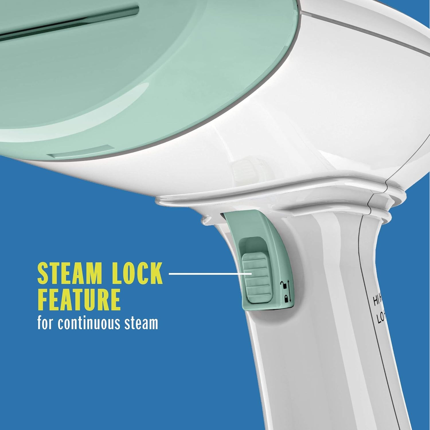 image:imageConair Handheld Garment Steamer for Clothes ExtremeSteam 1200W Portable Handheld DesignWhiteLight GreenWhite Mint Green