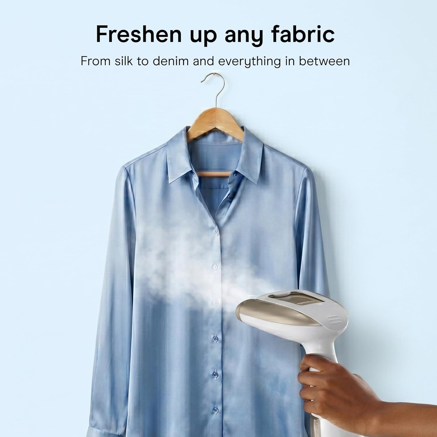 image:imageConair Handheld Garment Steamer for Clothes Turbo ExtremeSteam 1875W Fabric Steamer Portable Handheld Design Strong Penetrating Steam WhiteChampagneWhite