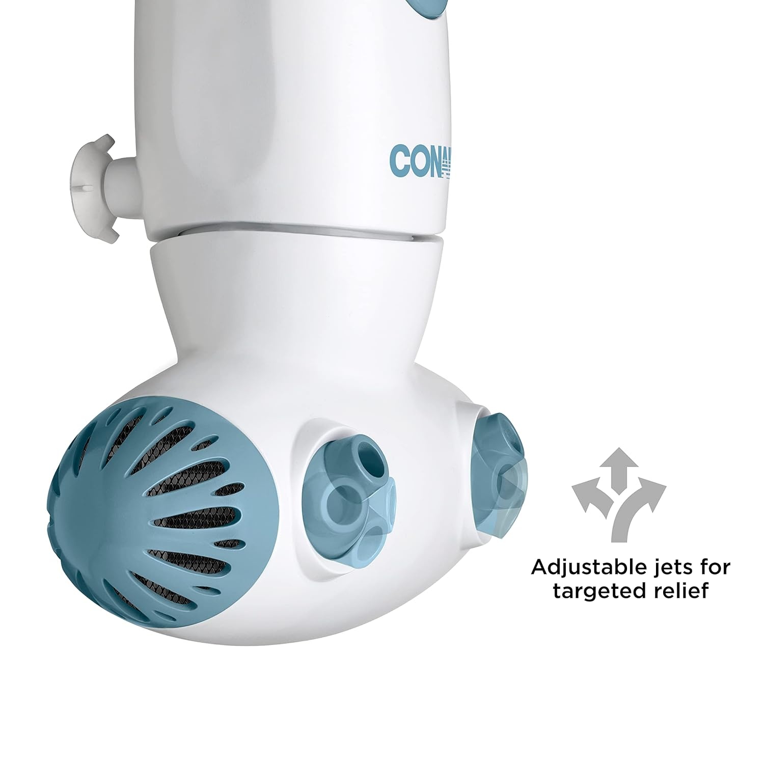 image:imageConair Jet Hydro Spa Portable Bath Spa with Dual Hydro Jets for Tub Bath Spa Jet for Tub Creates Soothing Bubbles andor Massage Spa Bath for at Home UseWhite