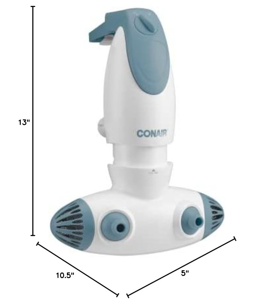 image:imageConair Jet Hydro Spa Portable Bath Spa with Dual Hydro Jets for Tub Bath Spa Jet for Tub Creates Soothing Bubbles andor Massage Spa Bath for at Home UseWhite
