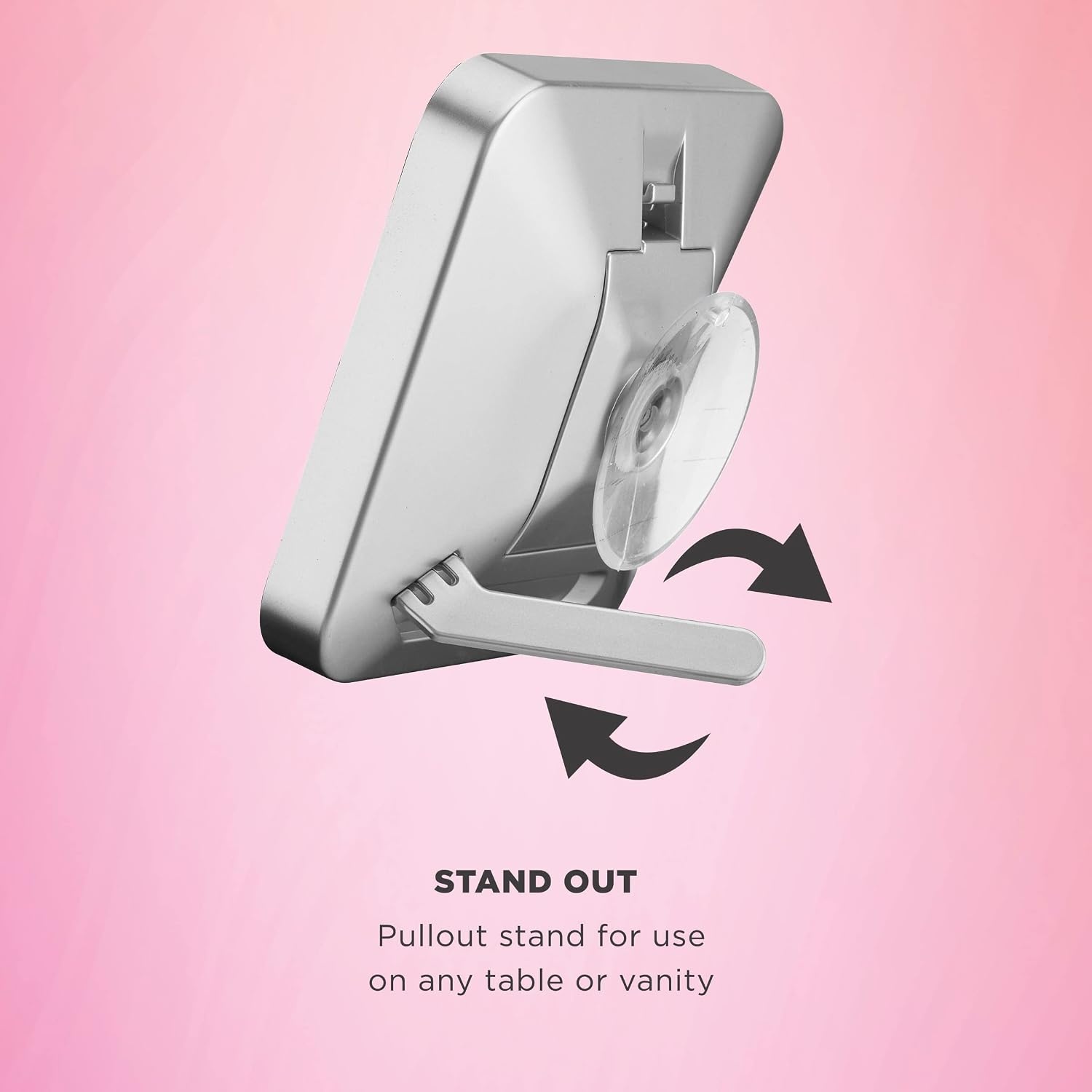 image:imageConair Lighted Makeup Mirror for Phone Selfie Ring Light and Vanity Mirror Battery Operated White15x438x662 Inch Pack of 2