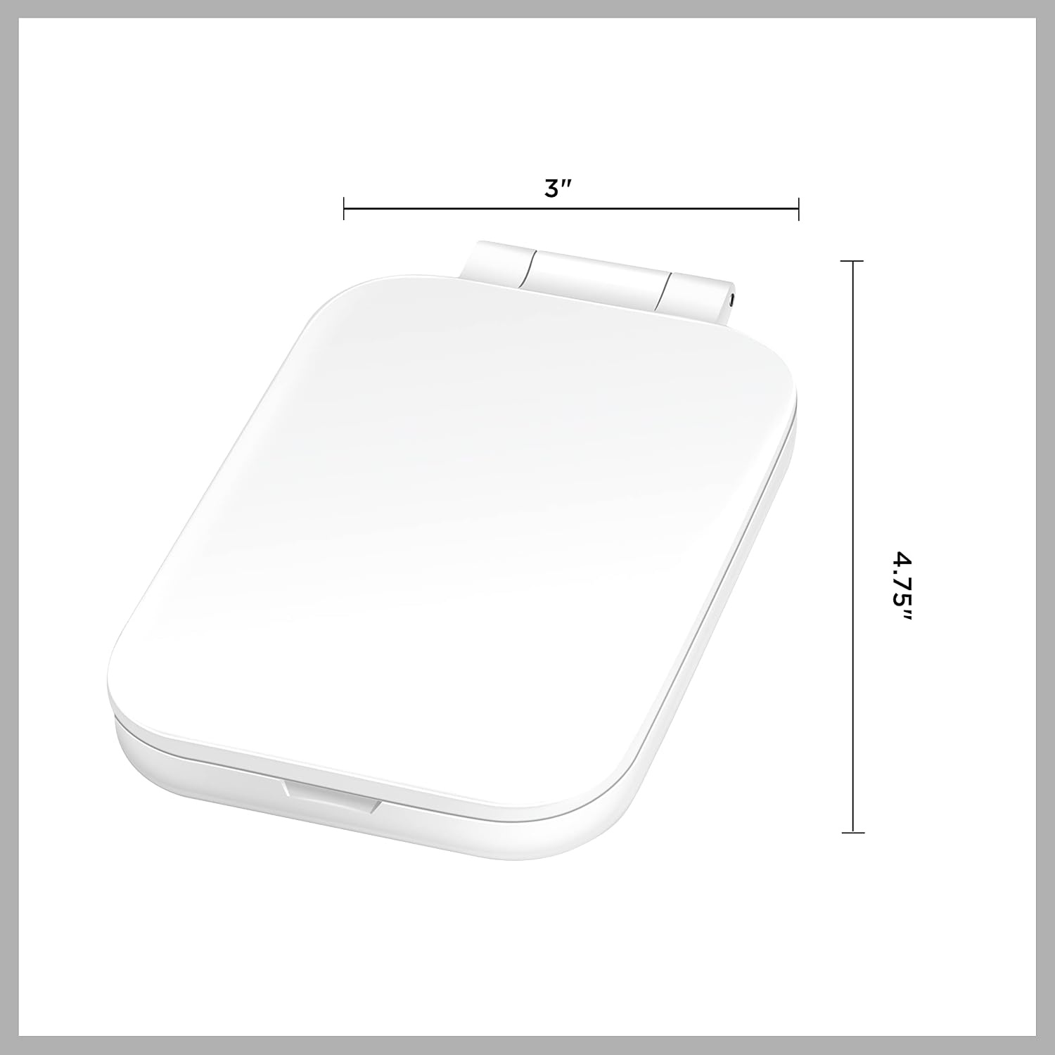 image:imageConair Lighted Makeup Mirror for Phone Selfie Ring Light and Vanity Mirror Battery Operated White47L x 3W