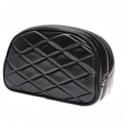 image:imageConair Small Makeup Bag Cosmetic Bag for Everyday TouchUps or Jewelery Perfect Size for Purse or CarryOn Small Organizer Shape in Black Diamond Quilt