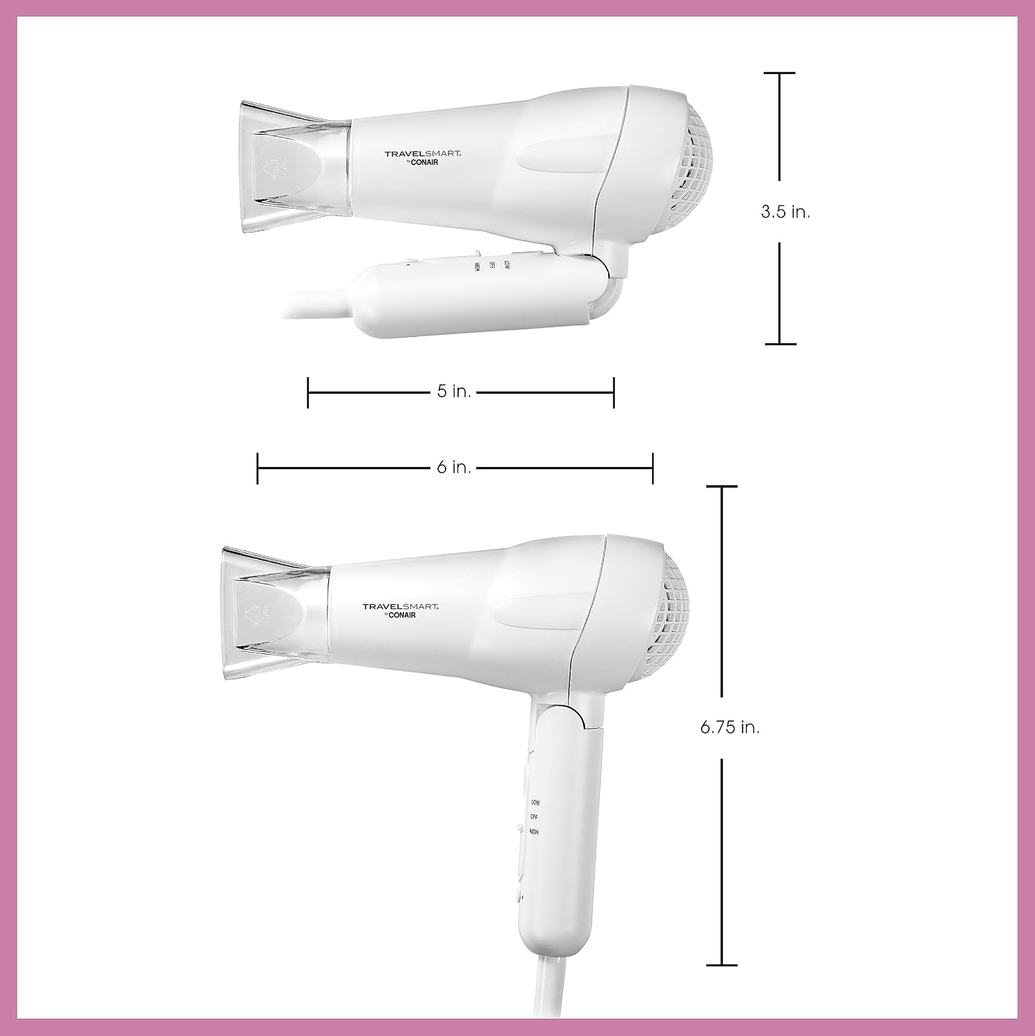 image:imageMINI PRO TRAVEL HAIR DRYER1 Count Pack of 3