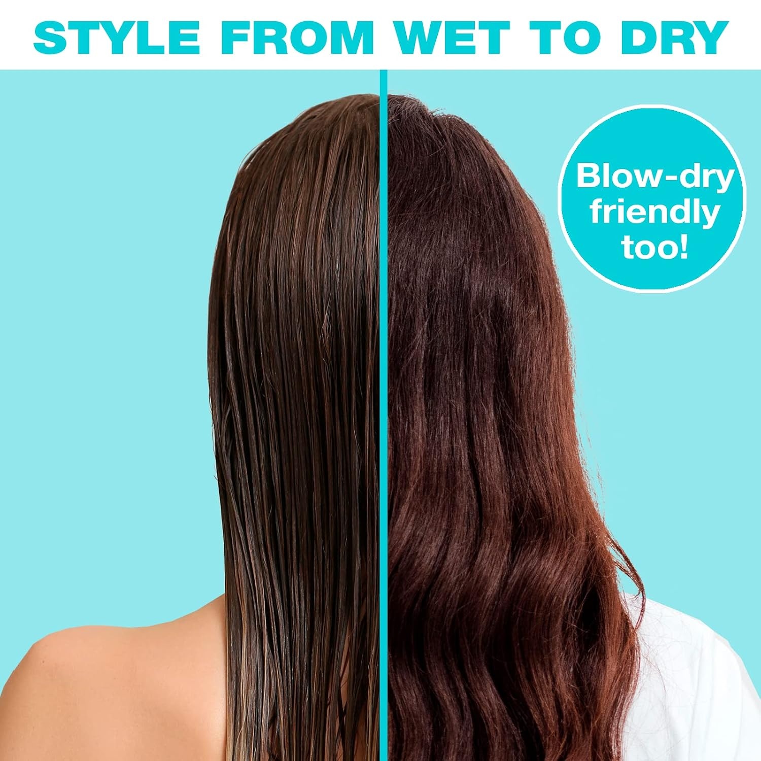 image:imageThe Knot Dr hair brush by Conair Detangling hair brush Removes Knots and Tangles in wet or dry Hair hair brushes for women PinkCoral Blue