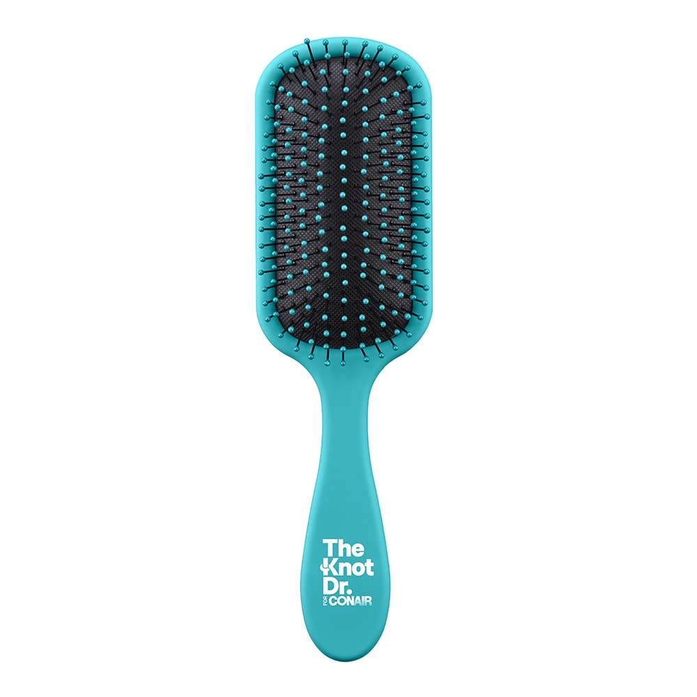 image:imageThe Knot Dr hair brush by Conair Detangling hair brush Removes Knots and Tangles in wet or dry Hair hair brushes for women PinkCoral Blue
