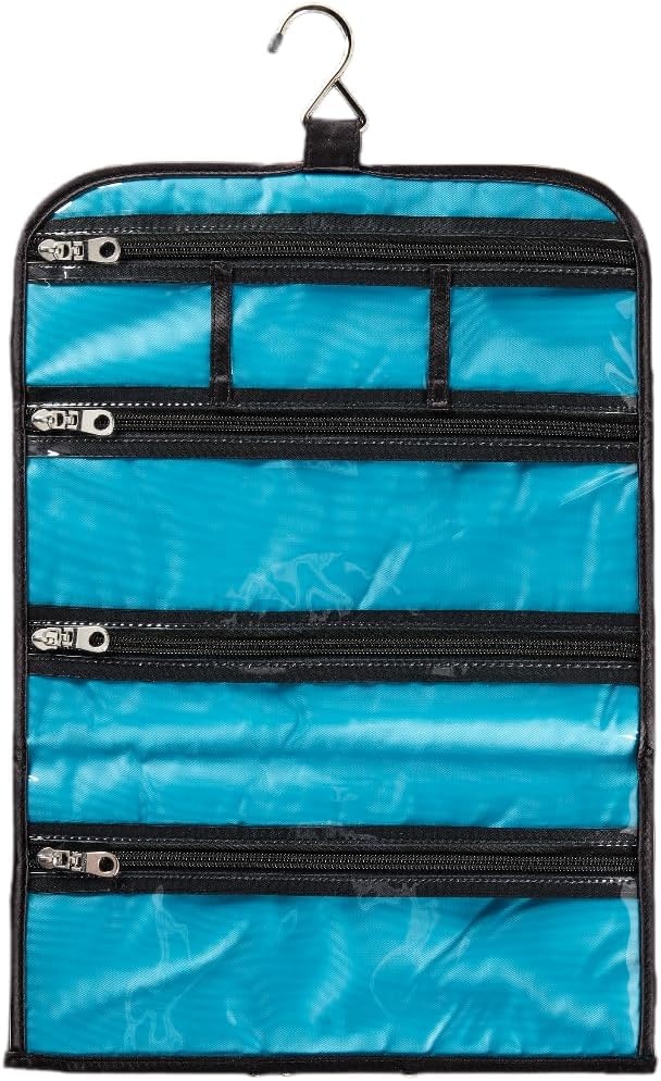 image:imageTravel Smart by Conair Jewelry Roll Bag BlackWhiteBlackWhite