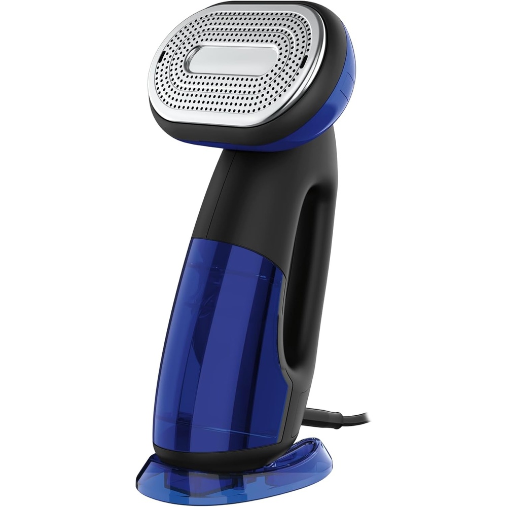 image:imageConair 2in1 Handheld Steamer and Iron for Clothes Turbo ExtremeSteam 1875W Garment Steamer and Clothing IronBlack Blue Versatile vertical or horizontal steam iron with smart sensor and 4 steam levels Blue Model GS108One Size