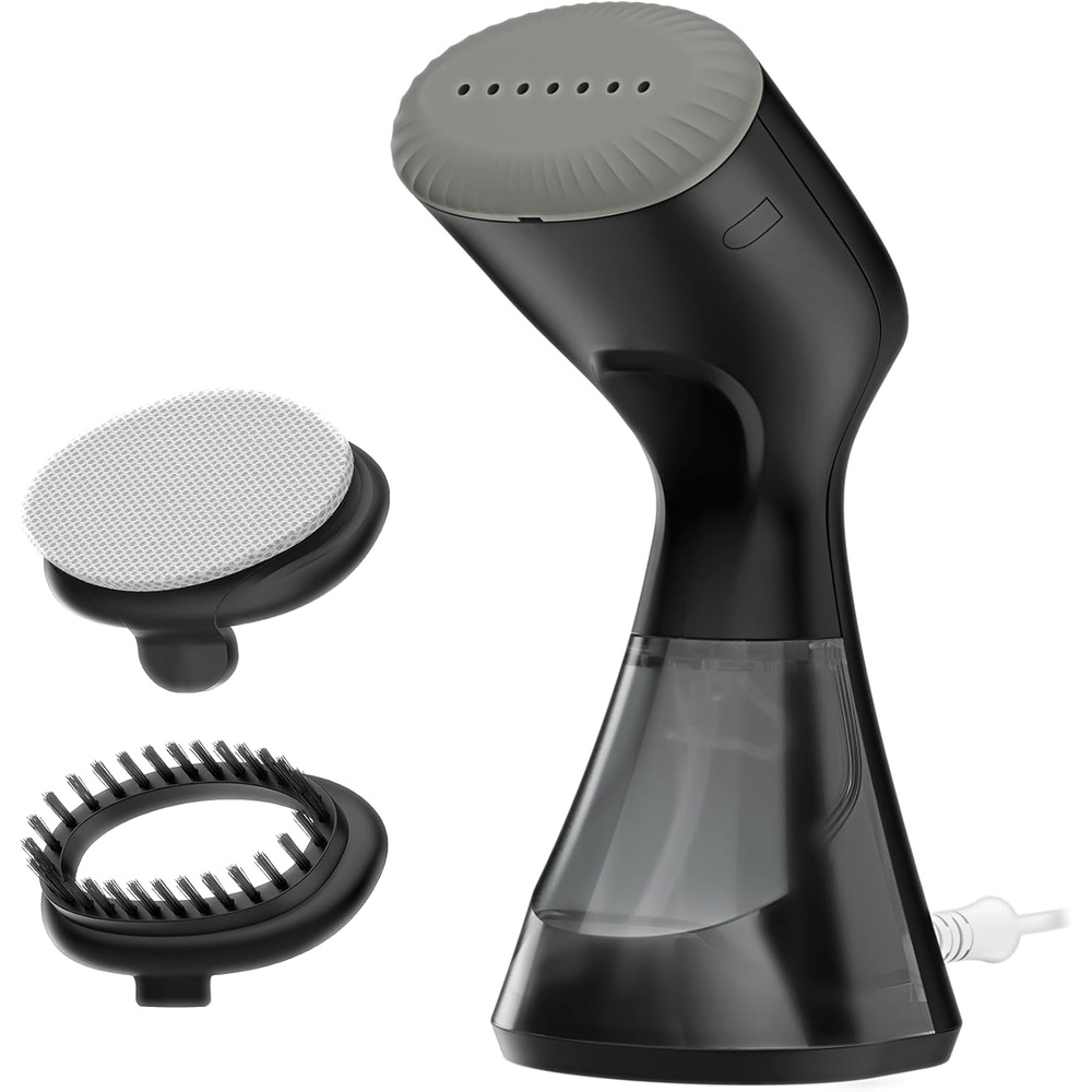 image:imageConair Compact Travel Handheld Garment Steamer Portable 1100W travelfriendly steamer with 30second heatup for all fabrics Black Model GS81
