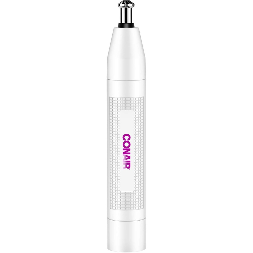 image:imageConair Ear and Nose Hair Trimmer for Women Cordless BatteryPowered Patent 360 Bevel Blade for No Pull No Snag Trimming Experience True Glow by ConairWhite  Purple