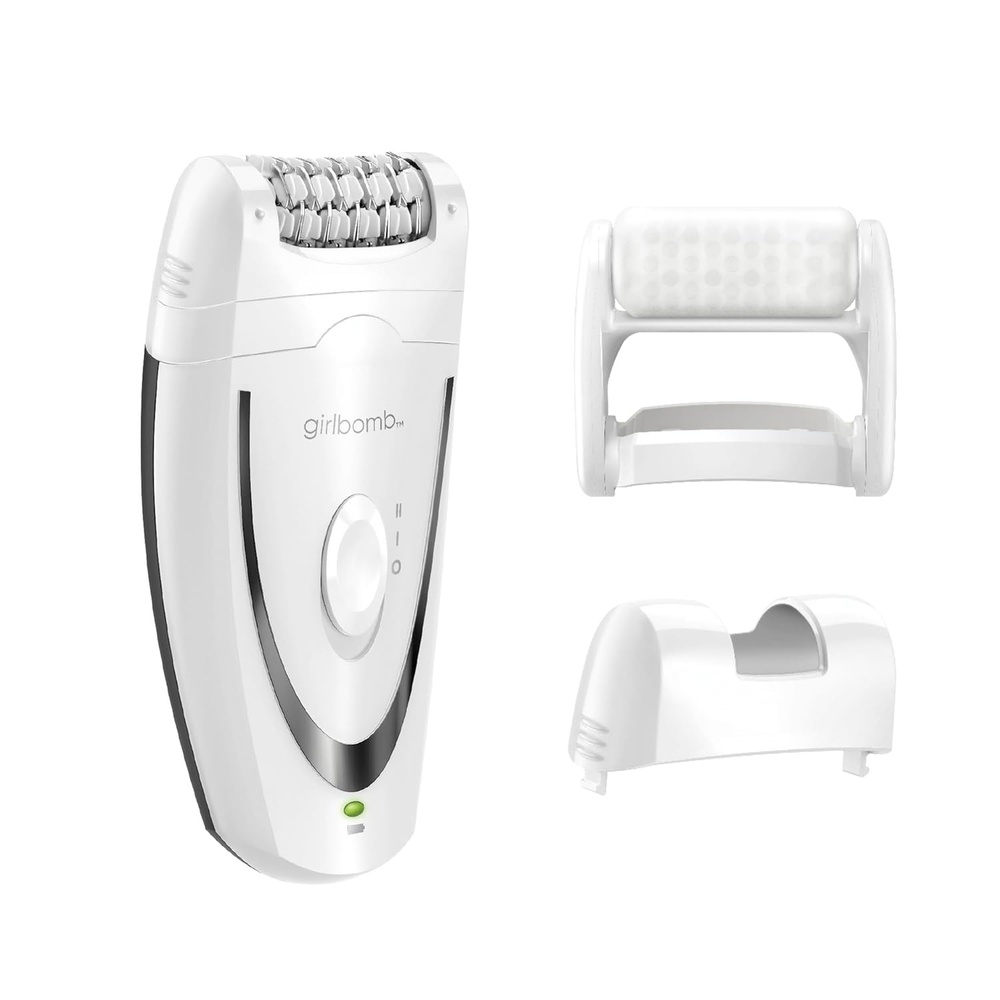 image:imageConair Full Body Epilator amp Hair Removal for Women CordlessRechargeable Perfect for Total BodyEpilator with Ice Roller and Sensitive Skin Attachment