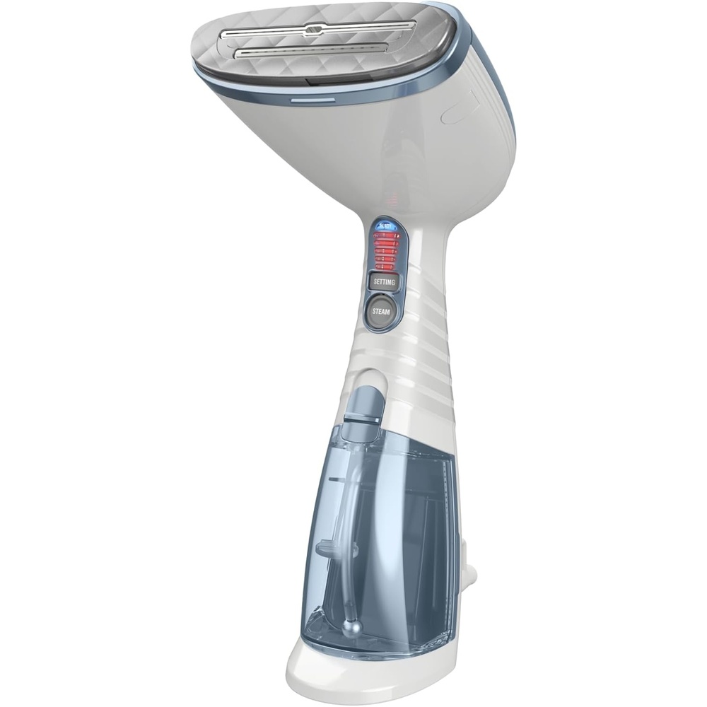 image:imageConair Handheld Garment Steamer for Clothes Turbo ExtremeSteam 1875W Fabric Steamer Portable Handheld Design Strong Penetrating Steam Amazon Exclusive BlackBlue