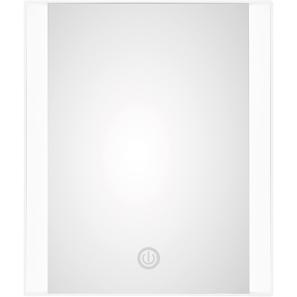 image:imageConair Lighted Makeup Mirror LED Vanity Mirror 1X5X Magnifying Mirror Foldable with Case Battery Operated and Rechargeable in WhiteWhite With Adjustable Stand