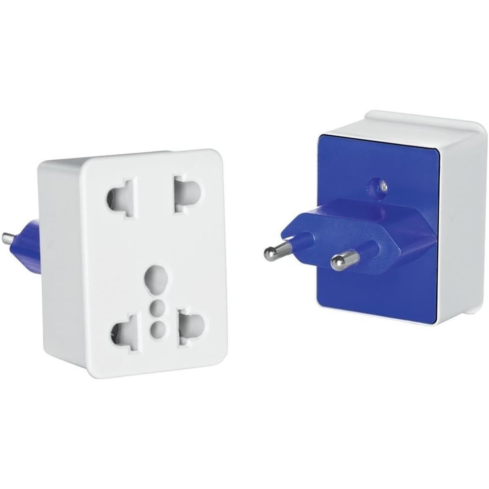 image:imageConair Travel Plug Adapter Universal Plug Adapters for Worldwide Travel by Travel Smart Southern Europe Parts of Africa Asia Caribbean Middle EastSouthern Europe parts of Africa Asia Caribbean Middle East