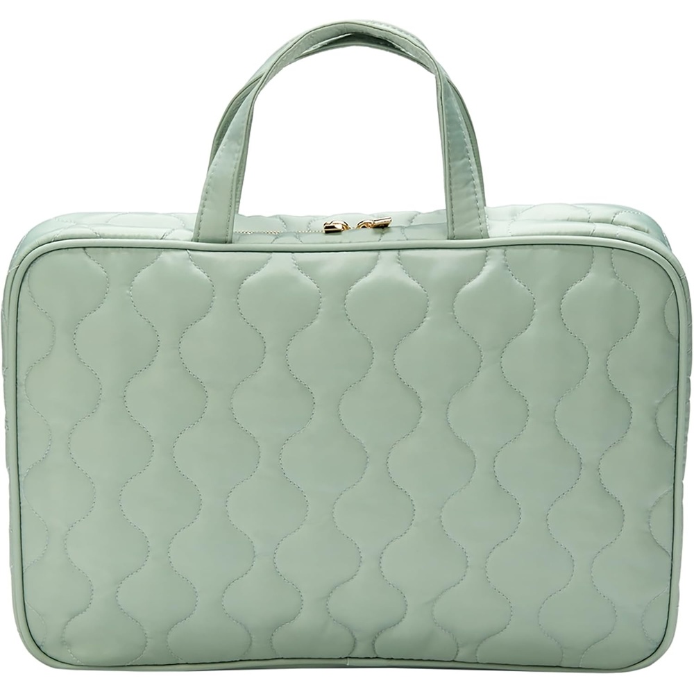 image:imageConair Travel Toiletry Bag Makeup Bag Cosmetic Bag Travel Makeup BagSage Green