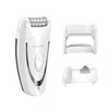 Epilator with Ice Roller and Sensitive Skin Attachment
