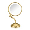 Brushed Brass 1X/5X Magnification