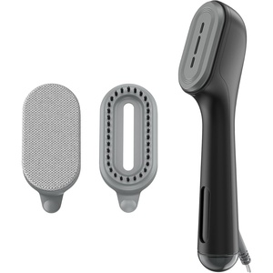 Conair 2-in-1 Steam & Iron Garment Wand with 25 Second Heat-up, Handheld Steamer with Ceramic Soleplate and 12 Minutes Steam Time, Portable Travel Clothes Steamer for Wrinkles, Black, GS47BL
