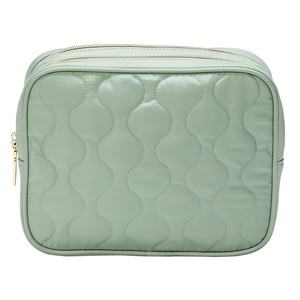Conair 5 Piece Toiletry and Cosmetic Bag Set Under $30, Includes 1 Large Weekender Bag and 4 Organizer Bags in Blue Swirl Prints (Pack of 2)(Sage Green)
