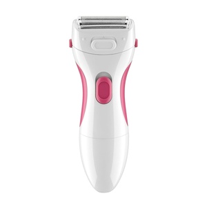 Conair Body and Facial Hair Removal for Women, Cordless Electric Dual Foil Shaver & Trimmer, Perfect for Face, Ear/Nose, Eyebrows, Legs, and Bikini Lines(White/Pink)