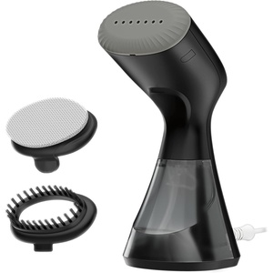 Conair Compact Travel Handheld Garment Steamer | Portable 1100W travel-friendly steamer with 30-second heat-up for all fabrics, Black, Model GS81