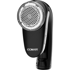 Conair Fabric Shaver and Lint Remover, Rechargeable Portable Fabric Shaver, Black