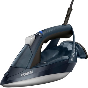 Conair GlideLite Professional Iron, Steam Iron for Clothes, Simple One-Temp Technology, Friction-Free Easy Glide Soleplate(Regular Size)