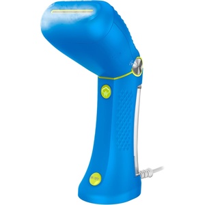 Conair Handheld Garment Steamer for Clothes – Power Steam: Small Size, Big Power – Great for Home, Office, or Travel with Dual Voltage for Worldwide Use, Blue(Blue)