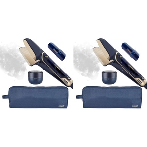 Conair SteamStylist 3-in-1 Steam Press and Iron Steamer for Clothes, Clothes Steamers for Clothes, Travel Steamer, Includes Fabric Shaver, Extra Water Tank and Storage Bag, Midnight Blue(One Size (Pack of 2))