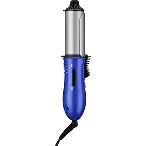 Conair Travel Curling Iron, Mini 1- Inch Ceramic Curling Iron in White by Travel Smart(Blue)