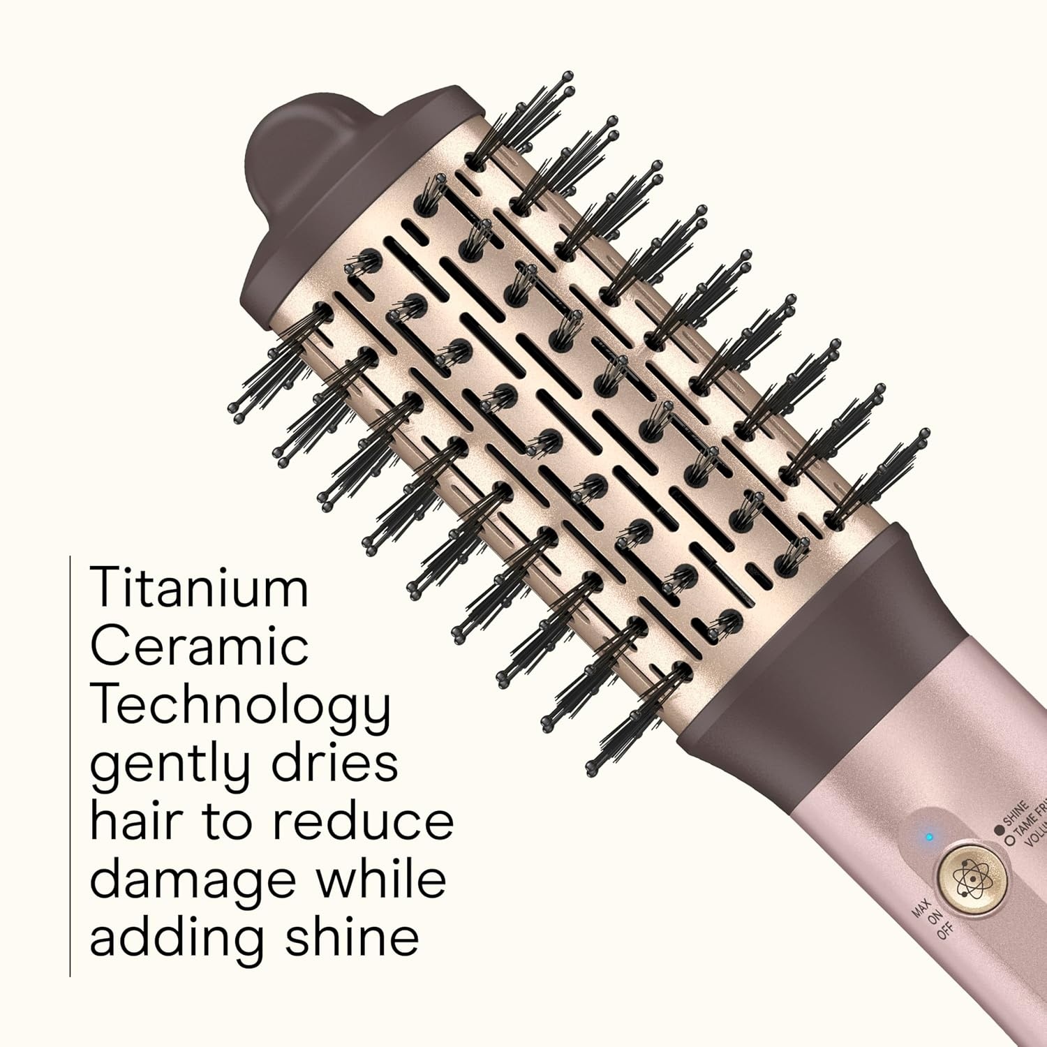 image:imageCONAIR INFINITIPRO Frizz Free 1 12inch Hot Air Brush Dryer Brush2 inches