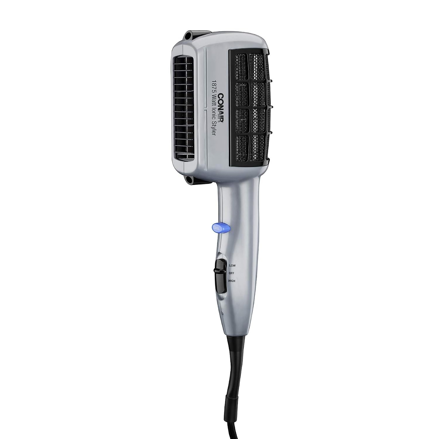 image:imageConair 3in1 Styling Hair Dryer 1875W Blow Dryer with 3 Styling Attachments to Detangle Straighten and Volumize Ionic Technology Dual Voltage1875 Watts Ionic Technology