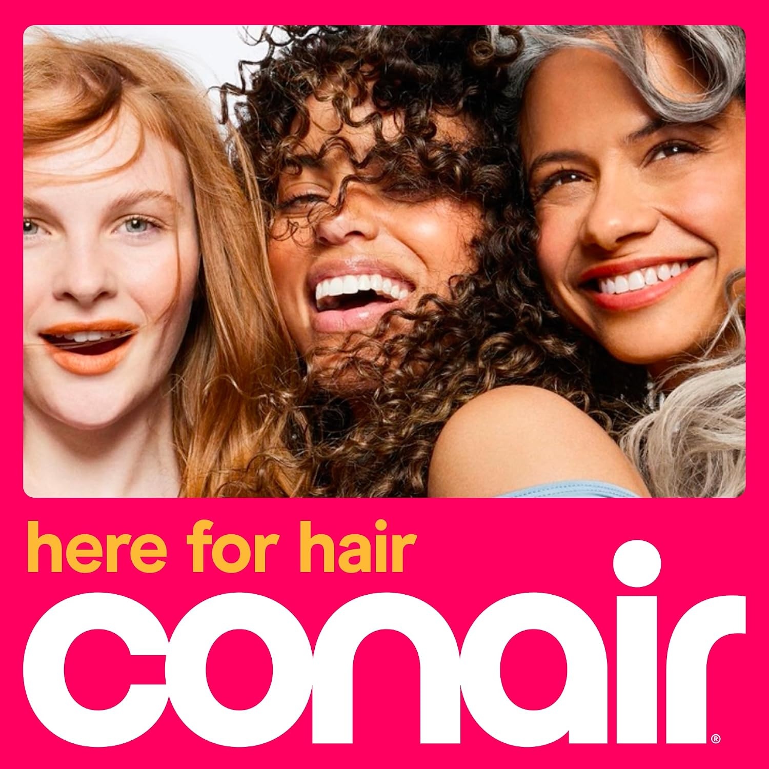 image:imageConair 5in1 Double Ceramic MultiAttachment Hair Styler 5 Interchangeable Attachments for All Hair Types CB1000