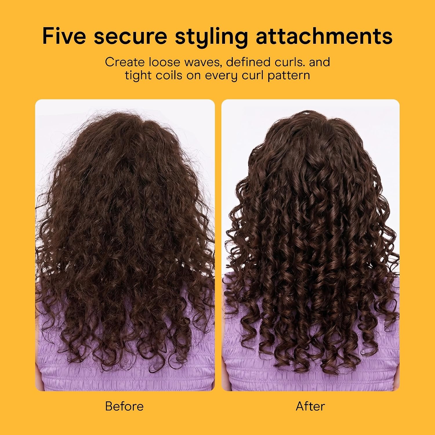 image:imageConair 5in1 Double Ceramic MultiAttachment Hair Styler 5 Interchangeable Attachments for All Hair Types CB1000