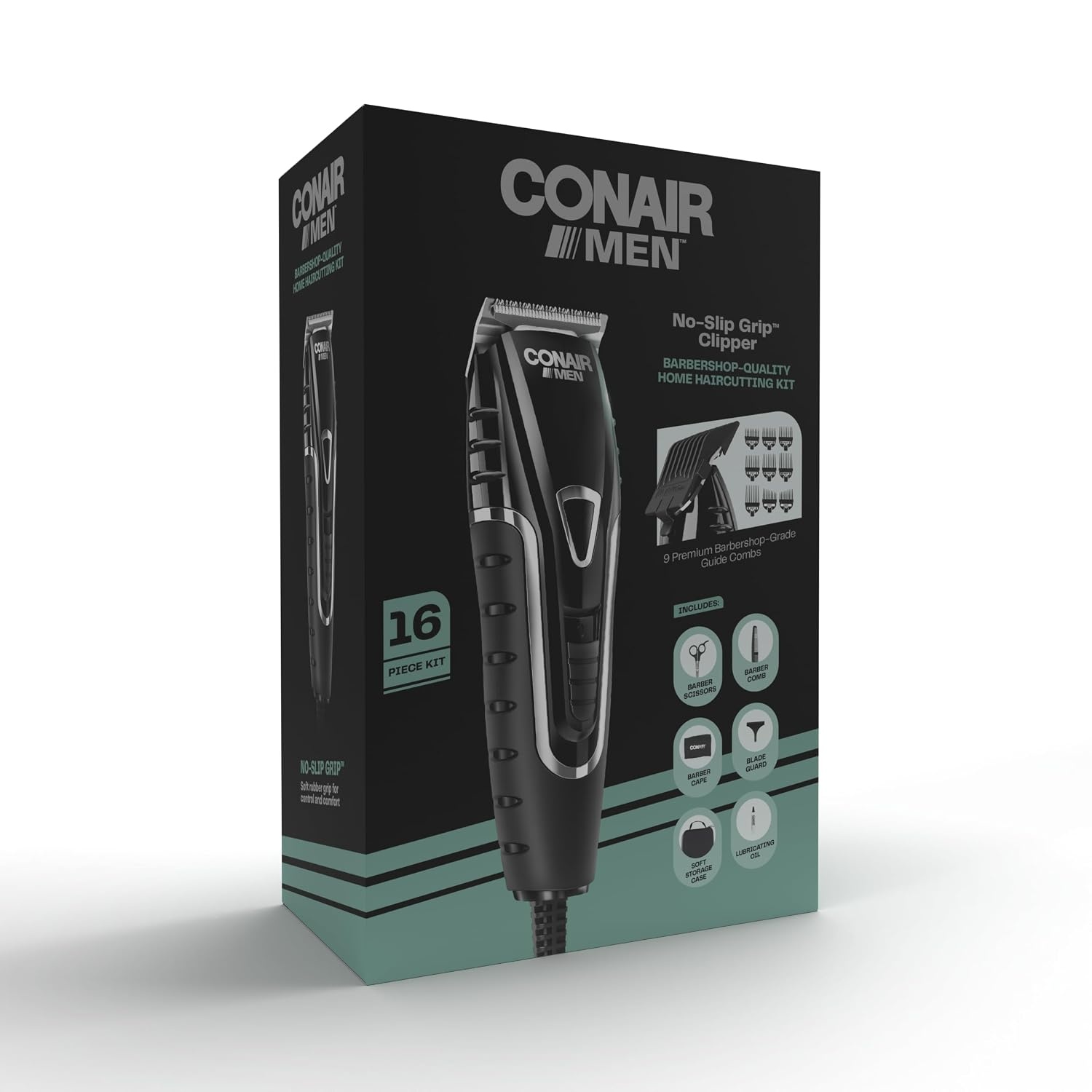 image:imageConair Barber Haircut Clippers Hair Trimmer 16Piece Haircut Kit
