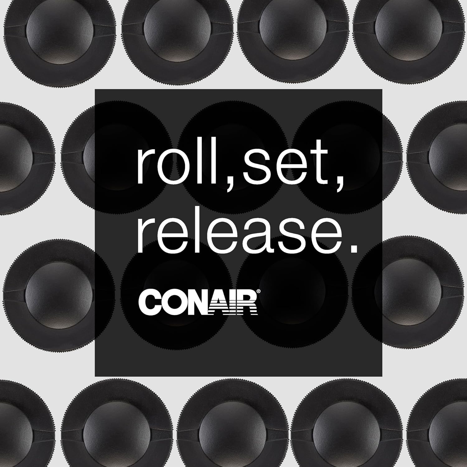 image:imageConair Ceramic 1 12inch Hot Rollers Super Clips Included Create Big Bouncy CurlsBlack Amazon Exclusive