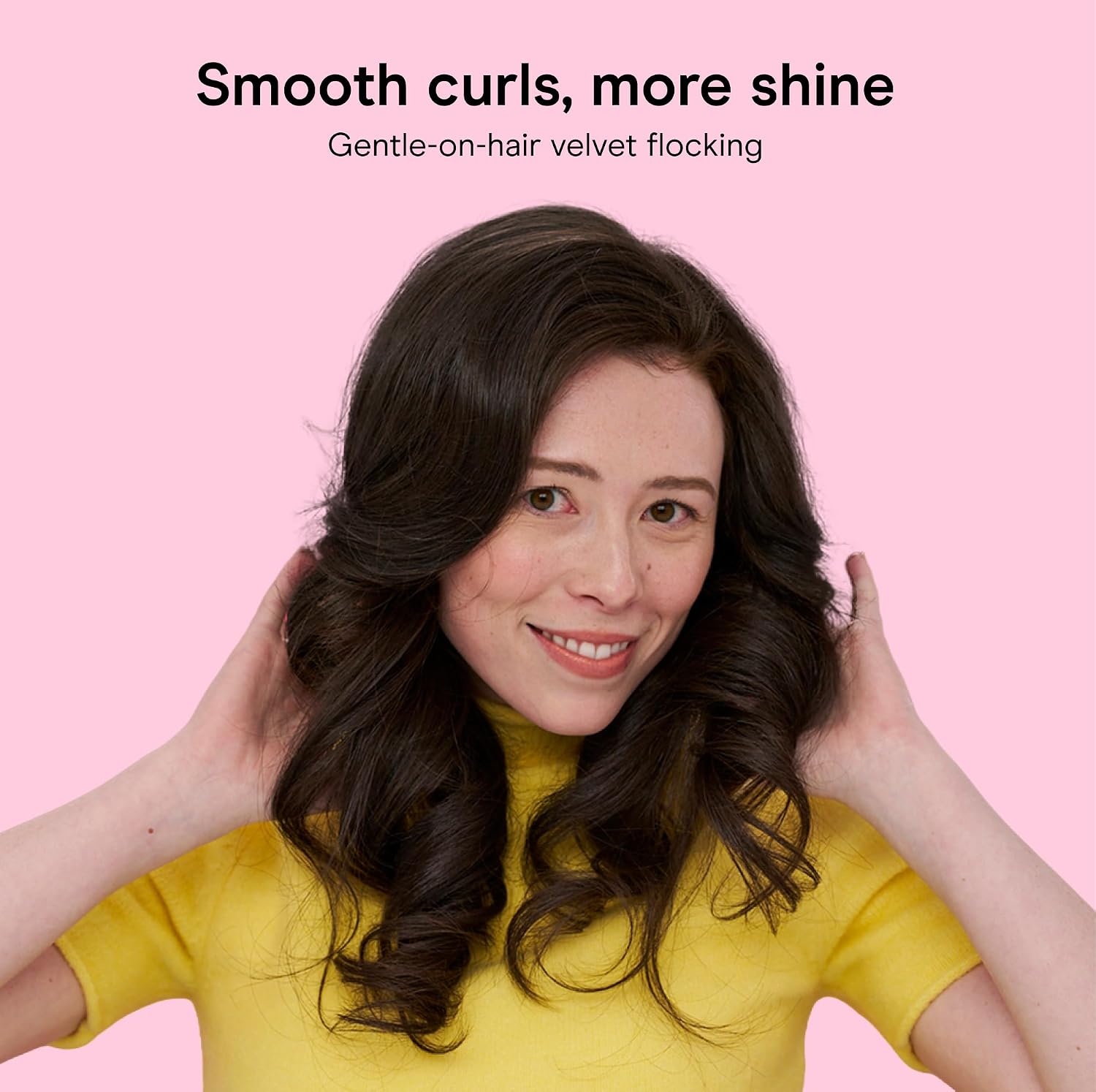 image:imageConair Ceramic 1 12inch Hot Rollers Super Clips Included Create Big Bouncy CurlsBlack