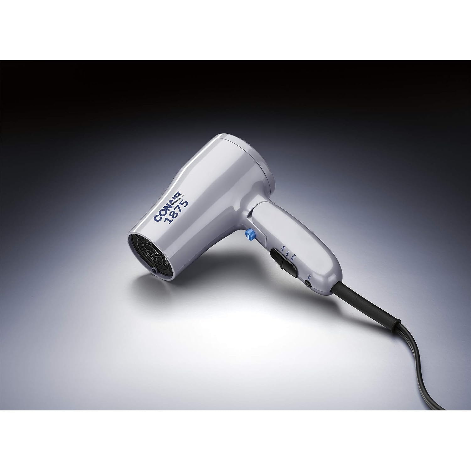image:imageConair Compact Hair Dryer Travel Blow Dryer Folding Hair Dryers for Women 1875W Travel Hair Dryer Lightweight Hairdryer Dual Voltage Hair Dryer for World Travel 2 Heat2 Speed Cool Shot Grey1 Count Pack of 4