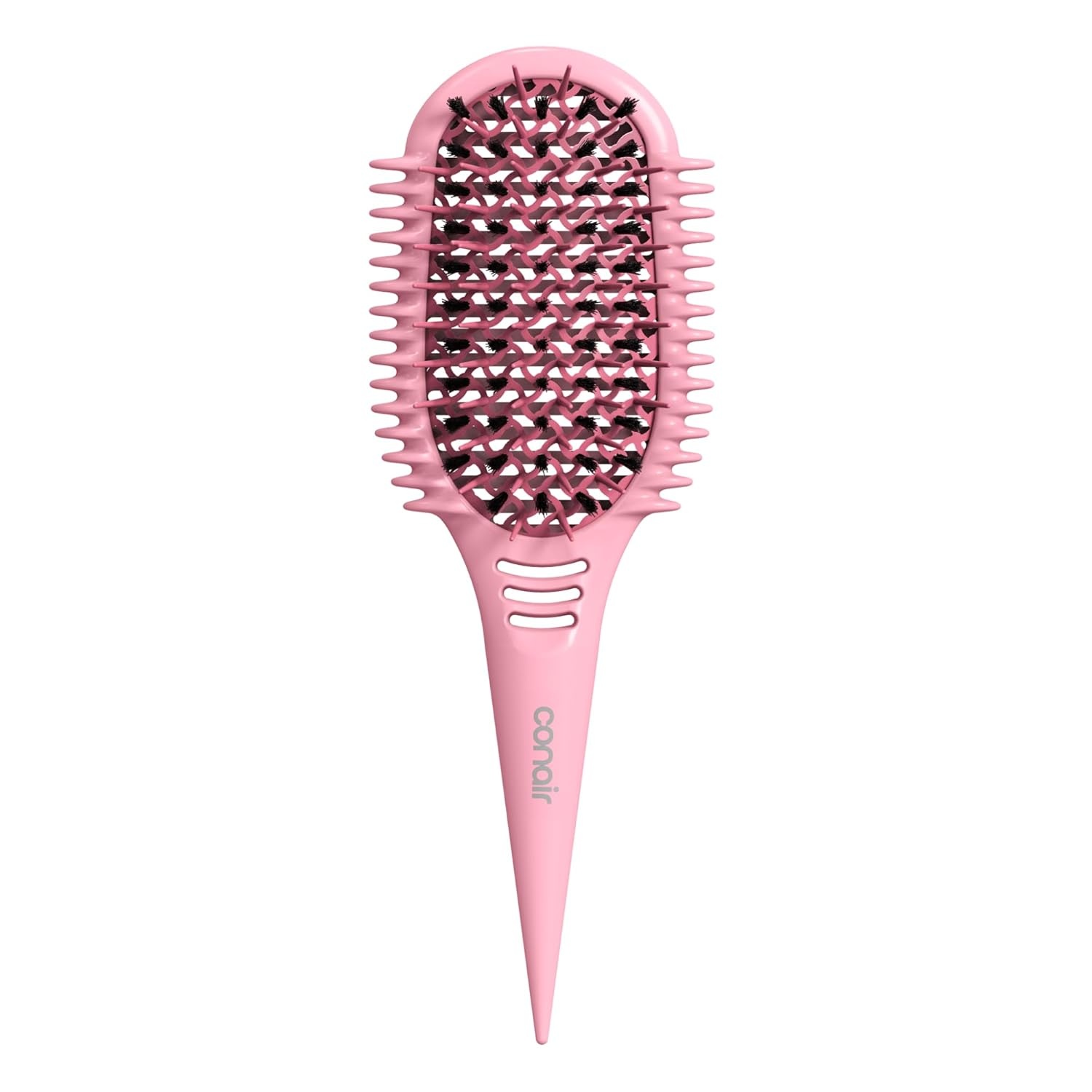 image:imageConair Detangler Curly Hair Brush Curl Define Pro for Enhancing and Detangling Loose Curls and Long Hair Purple BR95707PUR2LPink