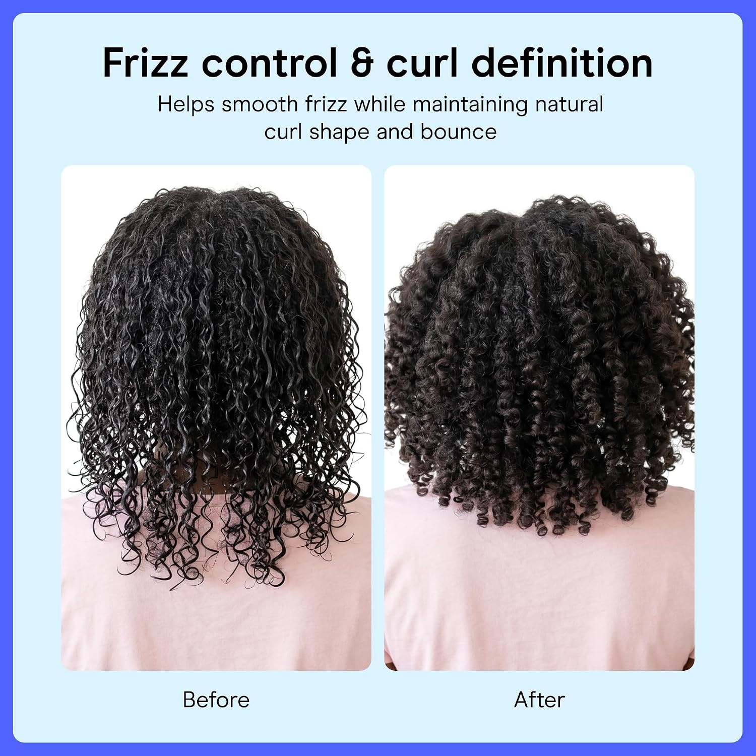 image:imageConair Detangler Curly Hair Brush Curl Define Pro for Enhancing and Detangling Loose Curls and Long Hair Purple BR95707PUR2LPurple